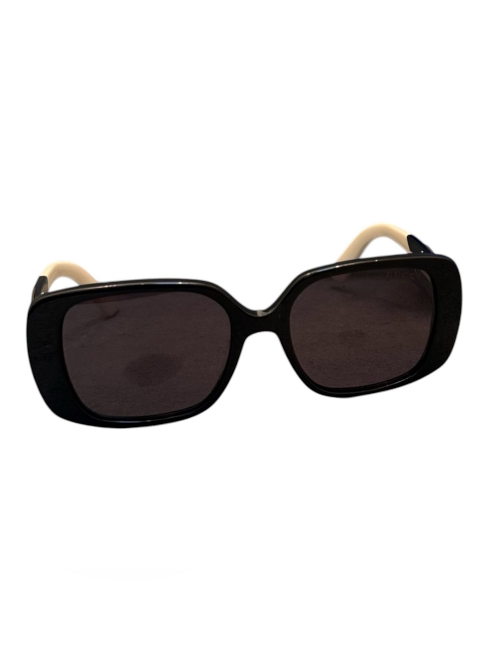 New! Gucci Black Rectangle Women's Sunglasses with case